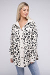 Vintage Washed Leopard Corduroy Buttoned Jacket - KOKOTETE