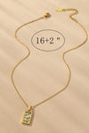 water proof TARROT CARD NATURAL STONE NECKLACE - KOKOTETE