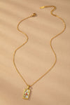 water proof TARROT CARD NATURAL STONE NECKLACE - KOKOTETE