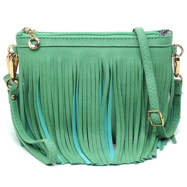 Western Fringe Clutch Cross Body Bag - KOKOTETE