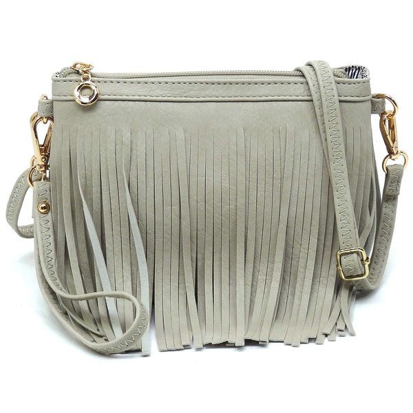 Western Fringe Clutch Cross Body Bag - KOKOTETE