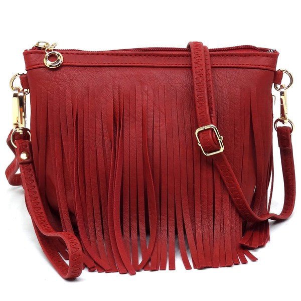 Western Fringe Clutch Cross Body Bag - KOKOTETE