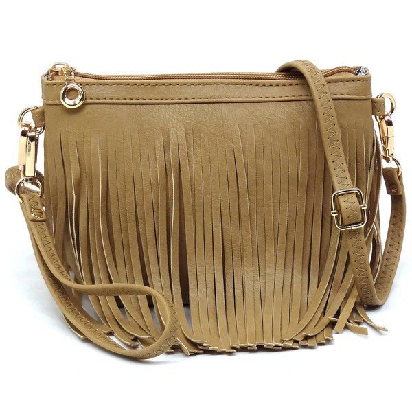 Western Fringe Clutch Cross Body Bag - KOKOTETE