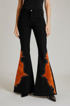 Wild West Studded Bell Bottoms - KOKOTETE