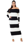 WOMEN FASHION LONG MAXI KNIT DRESS - KOKOTETE