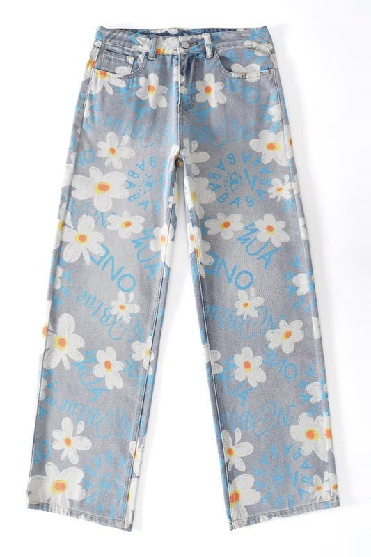 WOMEN FASHION STYLE DENIM PANTS - KOKOTETE