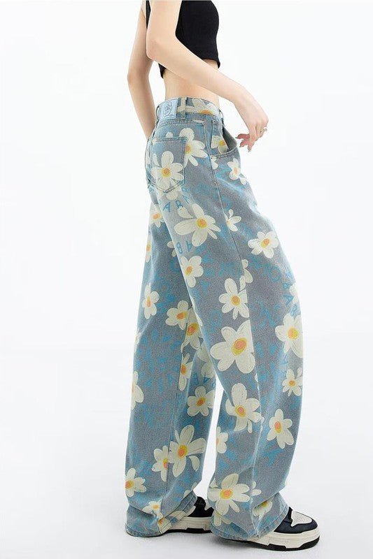 WOMEN FASHION STYLE DENIM PANTS - KOKOTETE
