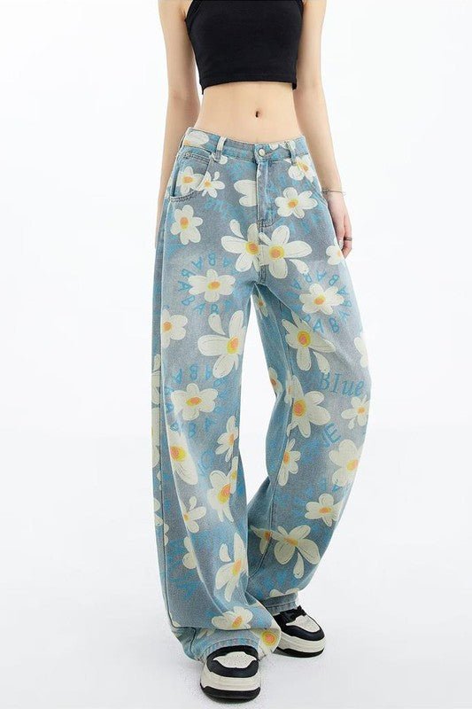 WOMEN FASHION STYLE DENIM PANTS - KOKOTETE