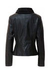 Women's Hood PU Leather Jacket - KOKOTETE