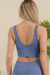 Women's Ultra - Comfort Ribbed Sports Bra - KOKOTETE