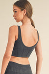 Women's Ultra - Comfort Ribbed Sports Bra - KOKOTETE