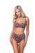 Zebra print underwire bikini set - KOKOTETE